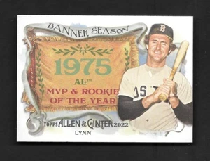 2022 Allen & Ginter FRED LYNN  Banner Season -BOSTON RED SOX- #BS-47 - Picture 1 of 1