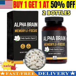 Alpha GPC intelligence capsule promotes brain supplementation GET 2 Bottles HOT~ - Picture 1 of 9