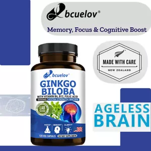 Organic Ginkgo Biloba 100mg, Brain & Memory - Picture 1 of 16