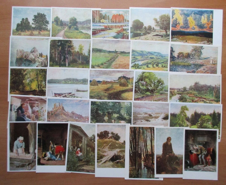 Latvia - 1953-1957 "Latvian Art Late 1800s - Early 1900s" Postcards - Image 1 of 1