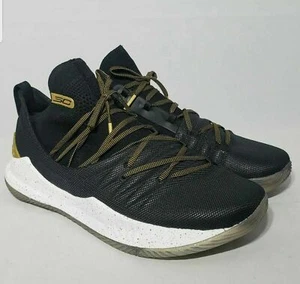 Under Armour Stephen Curry 5 Basketball Shoes Men's Black 3020657-001 Sz 9.5 US - Picture 1 of 7