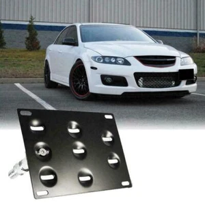 Tow Hook License Plate Bumper Mount Bracket Relocator Kit for Mazdaspeed 6 - Picture 1 of 6