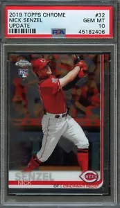 BB - 2019 - Topps Chrome - #32 - Nick Senzel - PSA 10 - Imagen 1 de 2