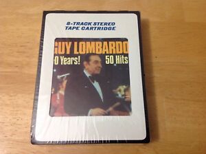 Zupełnie nowa zapieczętowana taśma stereo Guy Lombardo 8 ścieżek: 50 lat 50 hitów. 1978