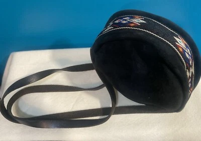 OBEY Nº Bolso Bandolera 89 De Colección Gamuza con Borde Temático Nativo, Placa Foto 1 de 4