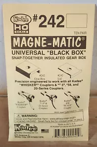 Kadee 242 Universal Snap-Together Insulated Draft Gear Box -- 10 Pair - HO Scale - Picture 1 of 2