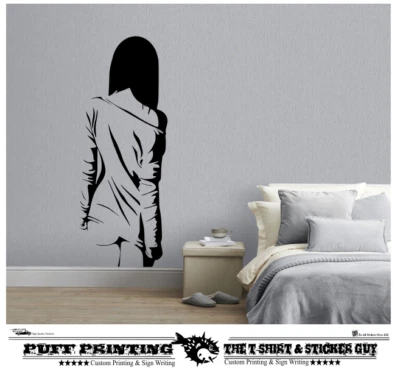 Sexy Female Women Naked Silhouette Man Cave Wall Art Vinyl Decals Stickers Craft - Image 1 of 2