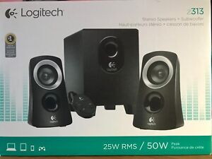 Logitech Z313 Speaker System with Subwoofer (980-000382)