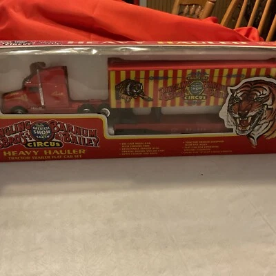 K line Ringling Bros. Barnum Bailey Circus Heavy Hauler semi-Truck Flat car  NEW - Image 1 of 4