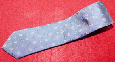 JoS A. BANCO 1905 GRAVATA FINA MOTIVO CÍRCULOS CINZA/ROSA/AZUL - GRAVATAS - GRAVATAS DE DESIGNER. - Imagem 1 de 3