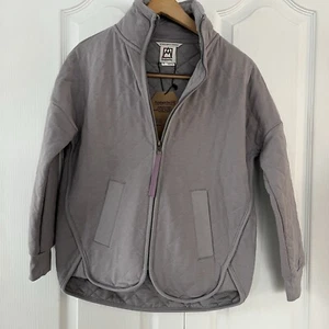 NEW Avalanche women's Grey-lavender Quilted Zip Up Size XS - Picture 1 of 9