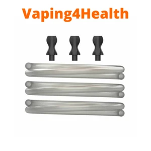 VOLCANO HYBRID TUBE SET 3 x 1m WHIP & MOUTHPIECES by STORZ & BICKEL BOXED - Picture 1 of 3