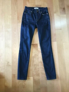 MADEWELL High Riser Skinny 9” Jeans - Dark Davis Wash - Size 24 - Picture 1 of 7