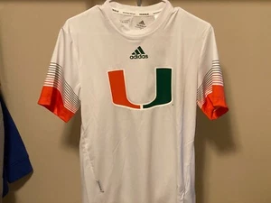 Miami Hurricanes Adidas Herren Training T-Shirt Größe Small - Bild 1 von 4