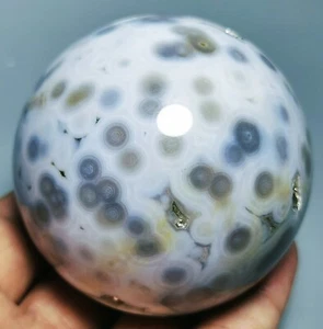 Sammlung! Roher NATÜRLICHER OZEANJASPIS Geode QUARZKRISTALL Kugel Kugel HEILUNG - Bild 1 von 12