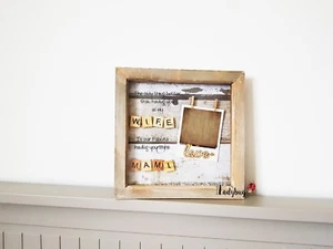 Personalised Mother's Day frame, Perfect Gift for your Wife/Mum, Mum Flower Fram - Picture 1 of 1