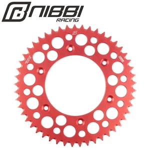 NIBBI 49T AI Rear Sprocket For HONDA CR XR 125 250 500 CRF250X/450X CRF450R/250R - Picture 1 of 4