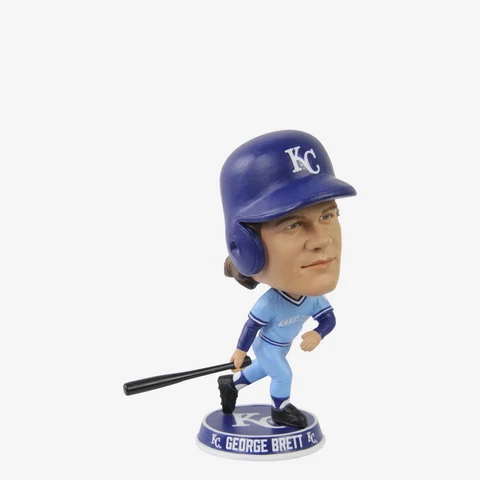George Brett Kansas City Royals Retro Mini Bighead Bobblehead FOCO NEW ORIG BOX Cover