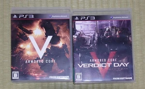 SYY218 Sony Playstation 3 ARMORED CORE V VERDICT DAY 2games SET JP - Picture 1 of 1