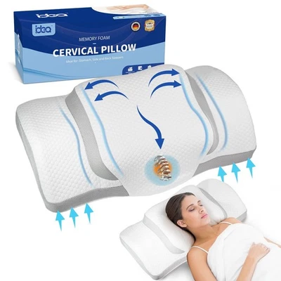 Kopfkissen Memory Foam Kissen, Kopfkissen, Nackenkissen, Seitenschläferkissen - Bild 1 von 4