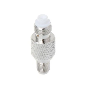 Silver SMA Female To FME Female Plug RF Straight RF Coaxial Adapter Connector - Picture 1 of 8