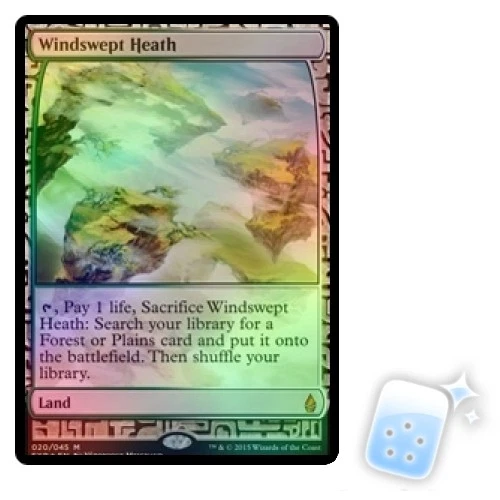 FOIL WINDSWEPT HEATH Masterpiece Series: Zendikar Expeditions Magic MTG CARD - Image 1 of 1