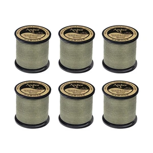 Anchor Spooled Embroidery  Floss 10 Meters each 6 Spools "Stone Grey" - Picture 1 of 1