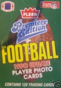 2 SET LOT 1990 FLEER UPDATE FOOTBALL 1 SEALED, 1 UNSEALED - Picture 1 of 1
