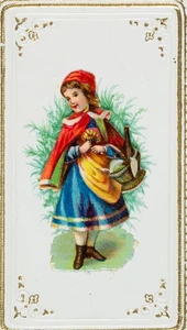 Glückwunschkarte zum Klappen, um 1900, Chromolithographie Unbekannt (19.Jhd) - Picture 1 of 4