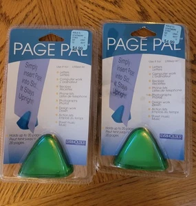 2 Page Pal - Document - Memo - Sign - Recipe - Photo - Green Weighted Holder - Picture 1 of 2