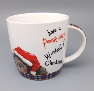 "Taza de Navidad Queen's Paws de Alex Clark Have a Pawsitively Wonderful 3-1/8""" - Imagen 1 de 7