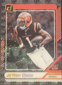 2024 Donruss Clearly FOTL Ja'Marr Chase #13 Team Logos /7 Cinci Bengals ๐ฅ - Picture 1 of 3