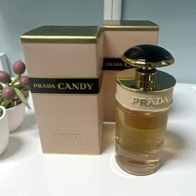 2 PRADA CANDY L'EAU por Prada 7 ml/0,24 oz Eau de Toilette Miniatura Splash Nuevo en Caja Foto 1 de 4