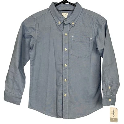 NUEVA Camisa Carter's Niños 8 Botones 100% Algodón Foto 1 de 4