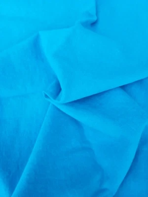 1,85m Leinenstoff Meterware türkis 140cm breit Dekostoff Kleiderstoff - Bild 1 von 2