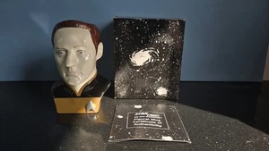 Vintage Star Trek π TNG Applause Ceramic Character " Data " New In Box - Picture 1 of 16