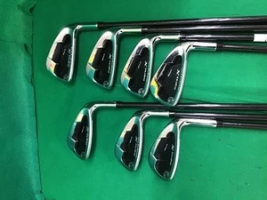 Yamaha inpres XD BLACK Irons #5-9,Pw,Aw(7Clubs)/DX-508i/Flex:SR/ Iron set - Picture 1 of 5