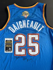 Mark Daigneault signed handsigniert Oklahoma City Thunder Trikot Finale JSA Coa - Bild 1 von 5