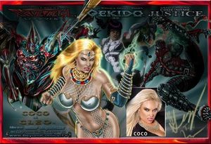 Ice Loves Coco Austin -Cleo exclusive Gekido 1 Signed Comic Book Comic-Con NYCC - Picture 1 of 9