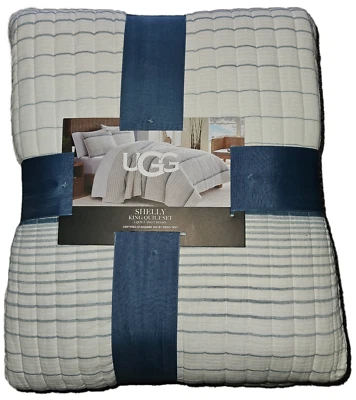 Juego de edredón UGG Shelley King de 3 piezas en azul honor Foto 1 de 3