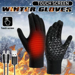 Winter Wärmer Handschuhe Thermo Beheizbare Motorrad Fahrrad Outdoor Handschuhe - Bild 1 von 25