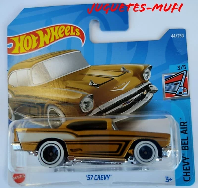´57 CHEVY  HOT WHEELS 2022   CHEVY BEL AIR 3/5 Mattel New - Imagen 1 de 3