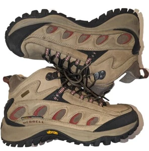 Merrell Beige Continuum mit Vibram Sohle Wasserdicht Schnür Wanderschuhe Größe 7,5 - Bild 1 von 9