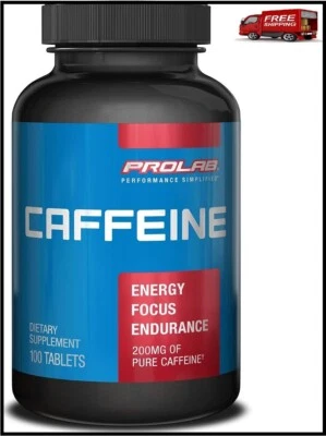Comprimidos de cafeína ProLab 100 unidades, entrega gratuita Foto 1 de 4