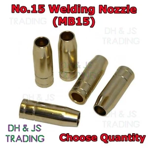 MB15 Conical MIG Welding Nozzle / Shroud - Push fit Welding Gas Nozzles No.15 - Picture 1 of 1