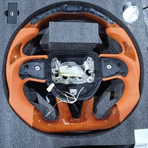Carbon Fiber LED Steering Wheel Fit Dodge Charger Challenger Durango SRT 15+ - Picture 1 of 2
