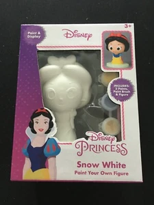 Disney Princess Snow White Paint your Own Figure 5 paints & brush Brand New - Picture 1 of 2