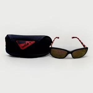 Y2K VTG Women’s Bolle Molly 11965 Sunglasses Black Red Orange Pink - Picture 1 of 7