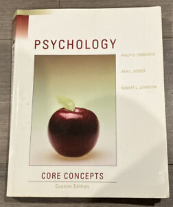 Psychology - Core Concepts Custom Edition Softcover