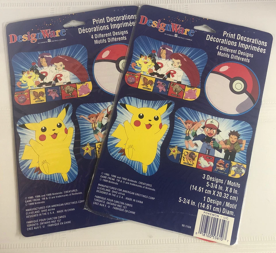 Pokemon Party Paper Decorations for Hanging DesignWare